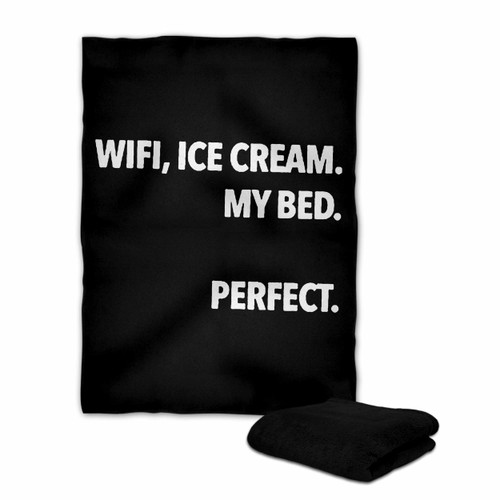 Wifi Ice Cream My Bed Perfect Blanket