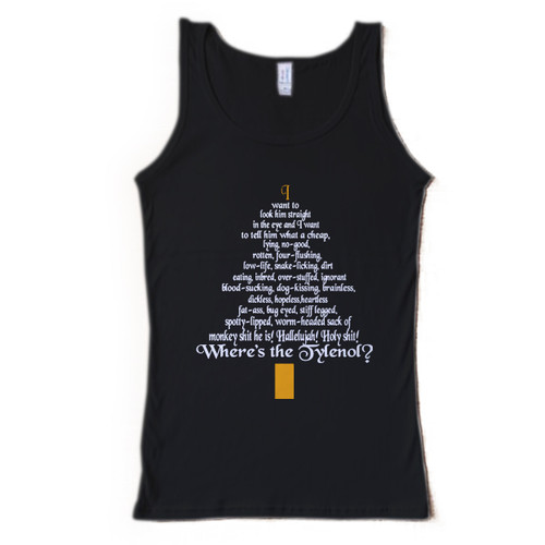 398 Clark Rant Christmas Man Tank top