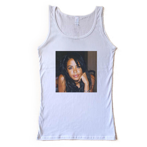 Aaliyah Face Man Tank top