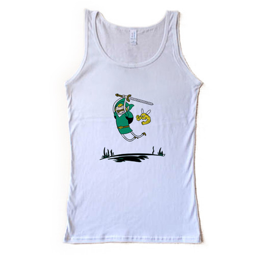 Adventure Of Zelda Jump Man Tank top