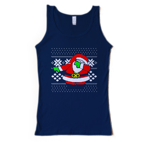 Dabbing Santa Man Tank top