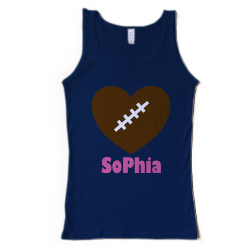 Football Heart Man Tank top