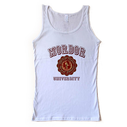 Mordor University Man Tank top