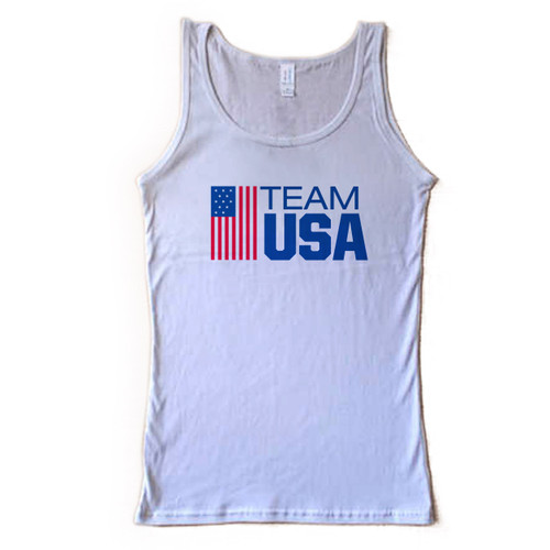 Team USA Logo Flag Man Tank top