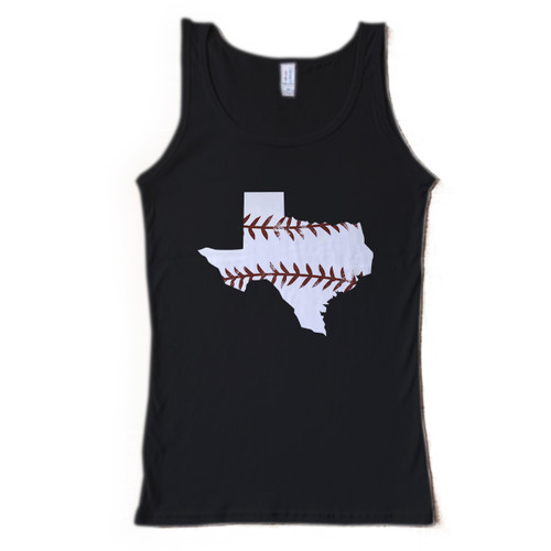 Texas Baseball logo Man Tank top