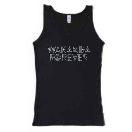 Wakanda Forever Text Man Tank top