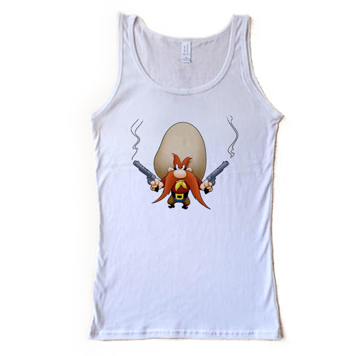 Yosemite Sam With Guns Cartoon Character Angry Man Tank top