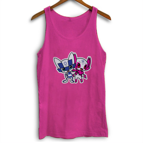 Tokyo Olympics 2020 Mascot Couple Woman Tank top