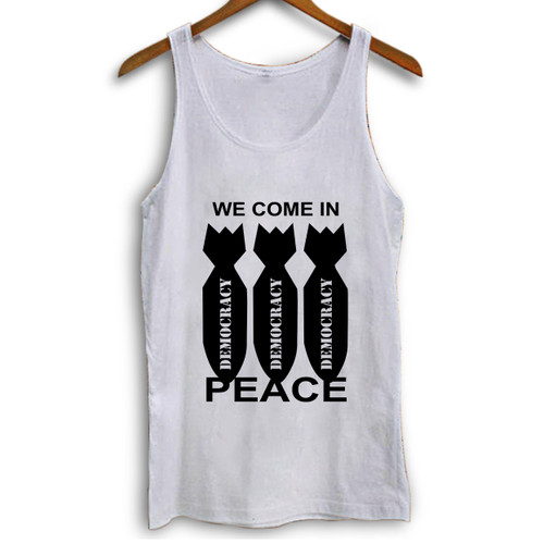 We Come In Peace Symbol Woman Tank top