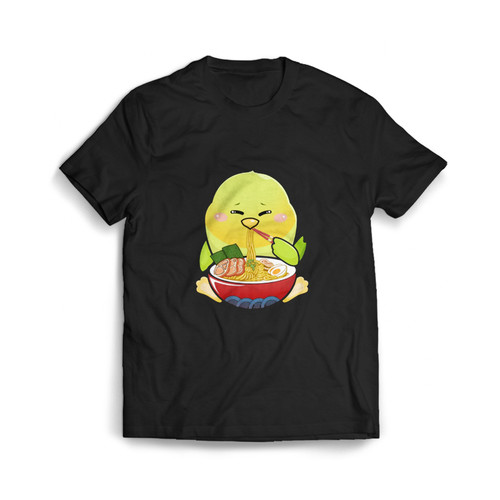 Lovebird Eating Ramen Noodle Man's T shirt