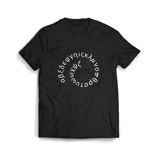 Spiral Alphabet Humor Man's T shirt