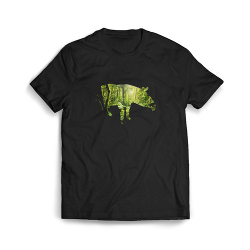 Tapir Double Exposure Man's T shirt