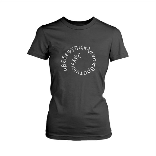 Spiral Alphabet Humor Woman's T shirt