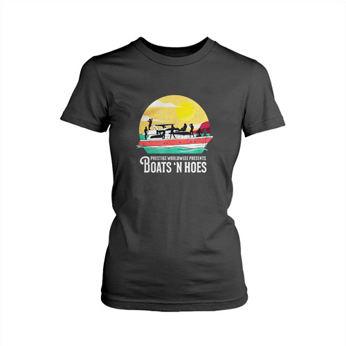 Step Brothers Movie Prestige Worldwide Presents Boats N Hoes Adult Woman's T shirt