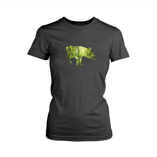 Tapir Double Exposure Woman's T shirt