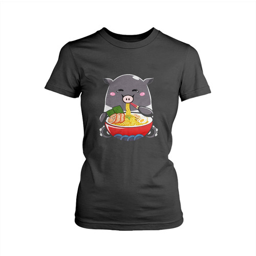 Tapir Eating Ramen Noodle Woman's T shirt