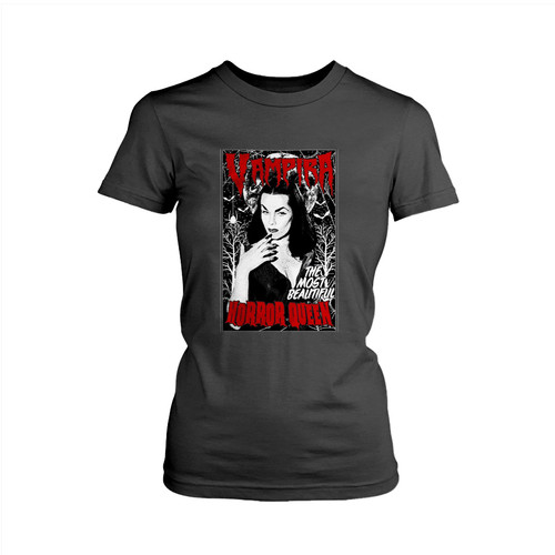 Vampira The Most Beautiful Horror Queen Woman's T shirt