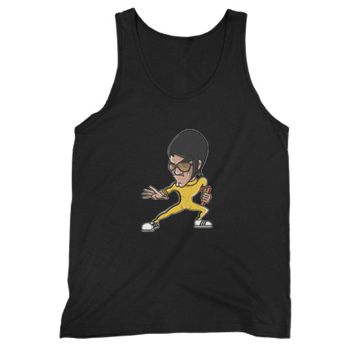 The Legend Of Bruce Lee Kung Fu Master Cartoon Man Tank top