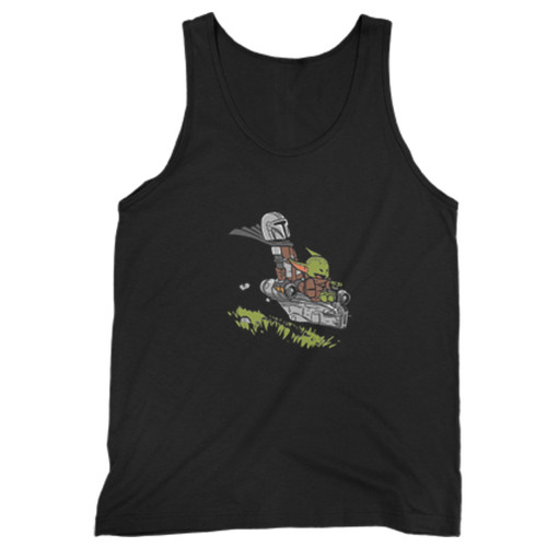 The Mandalorian Andbaby Yoda Man Tank top