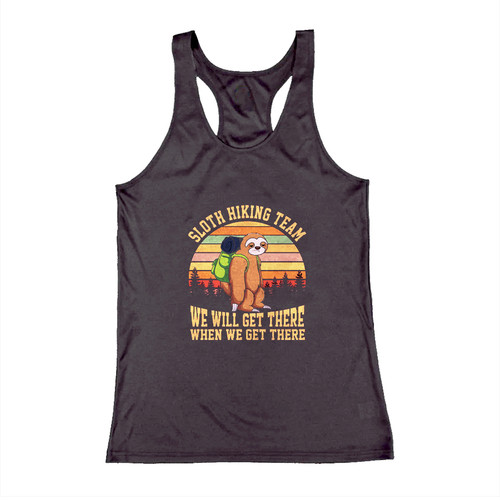 Sloth Hiking Team We Will Get There Woman Tank top