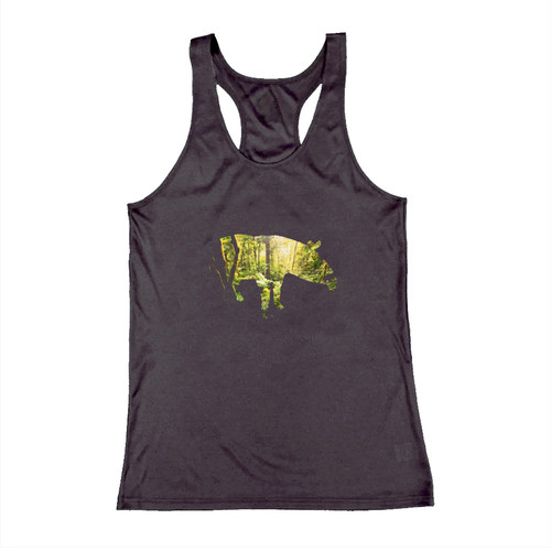 Tapir Double Exposure Woman Tank top