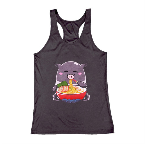 Tapir Eating Ramen Noodle Woman Tank top