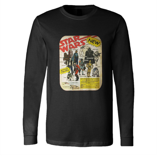 Star Warsinspired Vintage Toy Ad 1970 S Classic Long Sleeve Shirt Tee