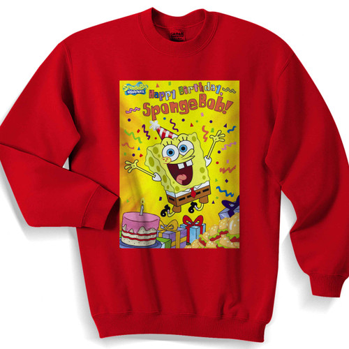 Happy Birthday Spongebob Squarepants Unisex Sweater