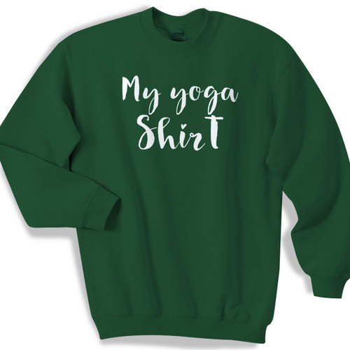 Yoga Shirt Motif Unisex Sweater