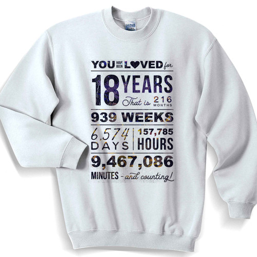 You Have Been Loved 18 Years Unisex Sweater