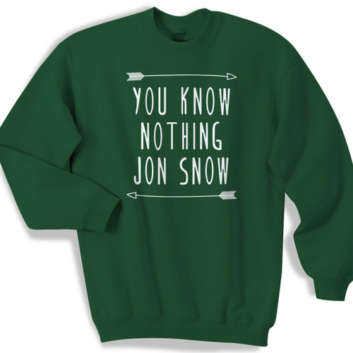 You Know Nothing Jon Snow Unisex Sweater