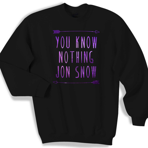 You Know Nothing Jon Snow Galaxy Unisex Sweater