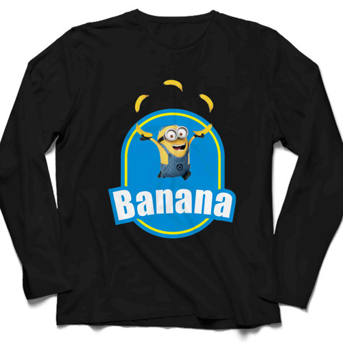 Minion Banana Long Sleeve Shirt Tee