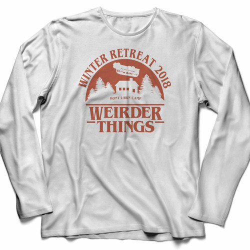 Weirder Things Logo Long Sleeve Shirt Tee