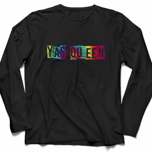 Yas Queen Broad City Dye Long Sleeve Shirt Tee