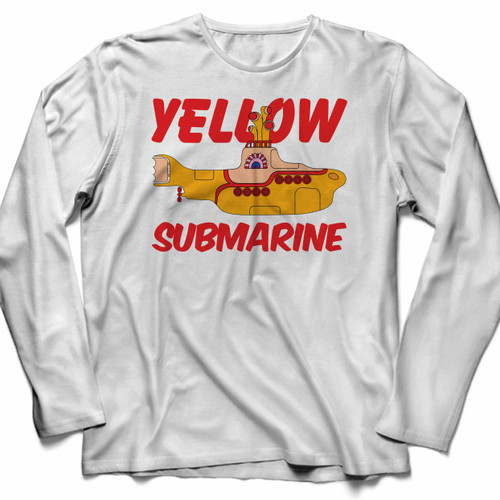 Yellow Submarine Logo Long Sleeve Shirt Tee