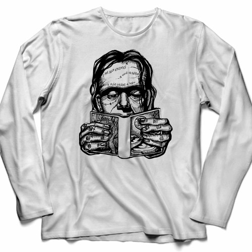 Young Frankenstein The Book Long Sleeve Shirt Tee
