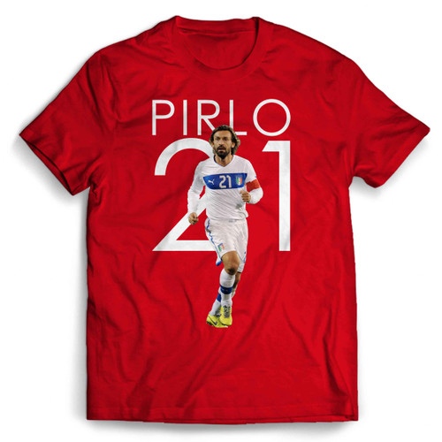 Andrea Pirlo 21 Italia Man's T shirt