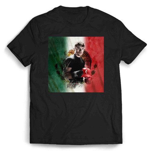 Canelo Alvarez with Flag Boxing Man's T shirt