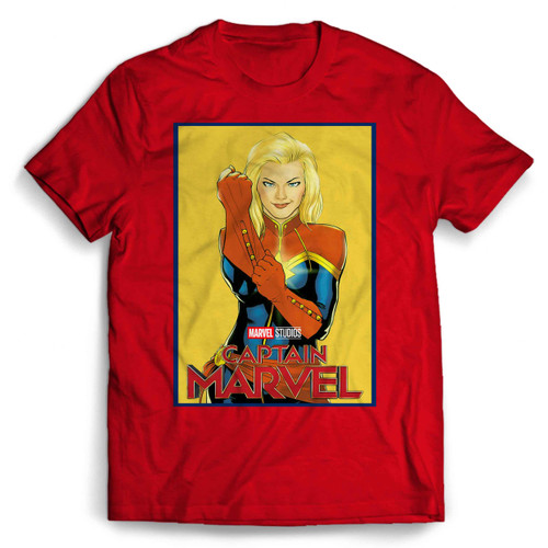 Captain Marvel Logo Man's T shirt