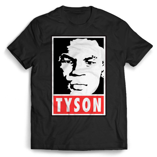 Mike Tyson OBEY Style Man's T shirt