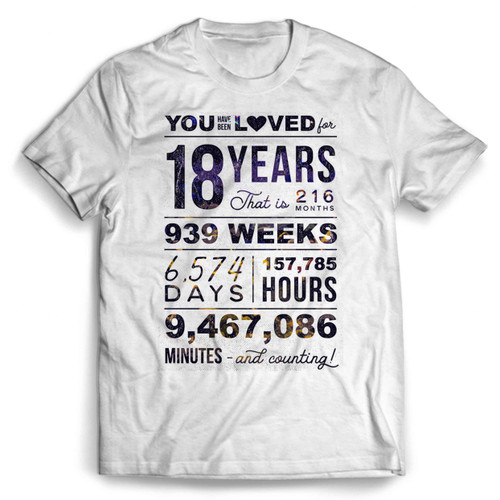 You Have Been Loved 18 Years Man's T shirt