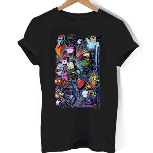 Adventure Time Zelda Collage Woman's T shirt