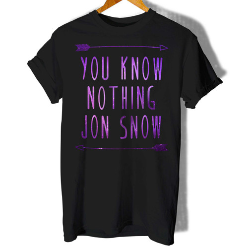 You Know Nothing Jon Snow Galaxy Woman's T shirt