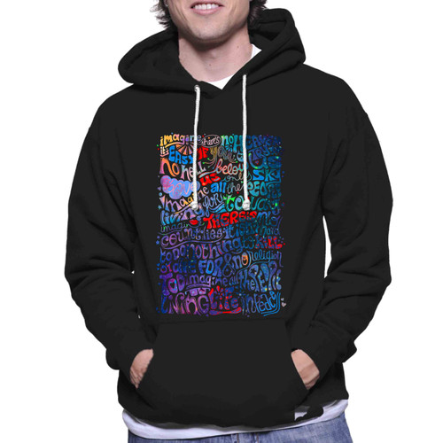 John Lennon Imagine Lyric Galaxy Unisex Hoodie