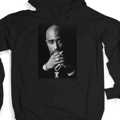 Tupac Shakur 2pac Smoke Unisex Hoodie