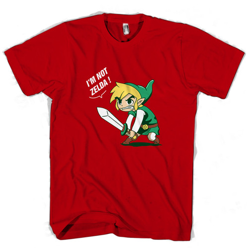 Adventure Of Zelda I Am Not Zelda Man's T shirt