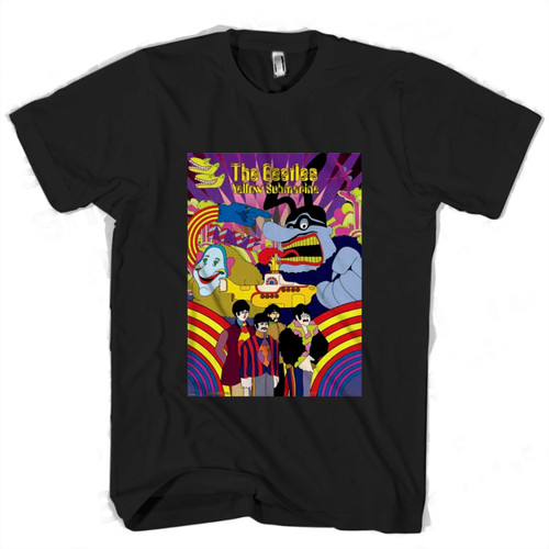 Beatles Yellow Submarine Poster Man's T shirt