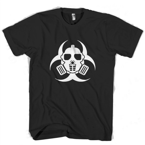 Gas Mask Zombie Man's T shirt