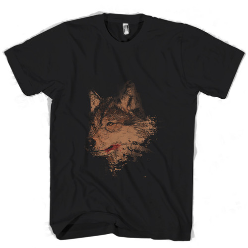Hungry Wolf Man's T shirt